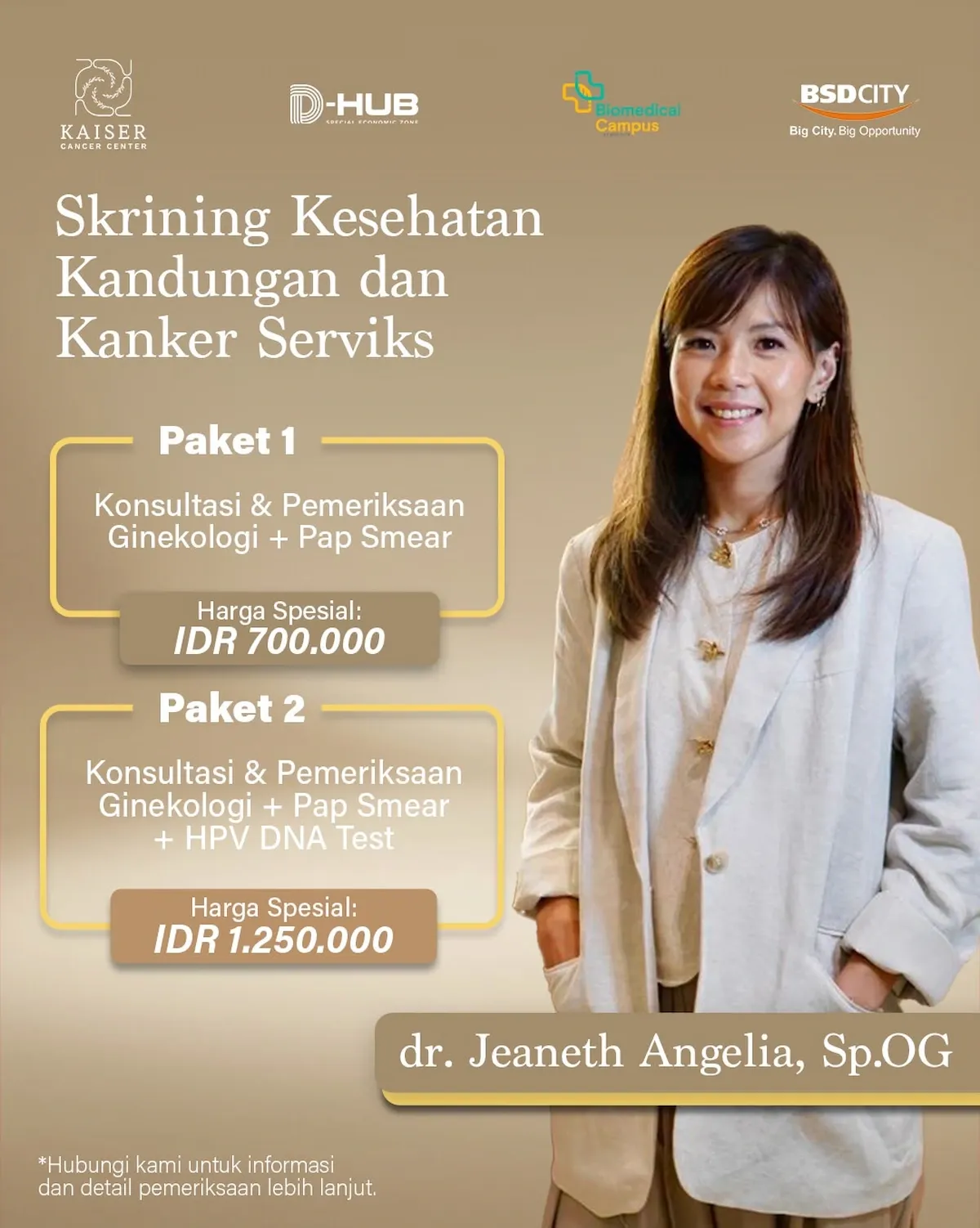 promo skrining serviks